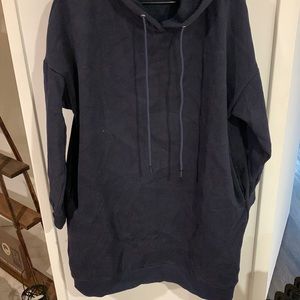 Kancy Kole NWT sweater dress with pockets and hood